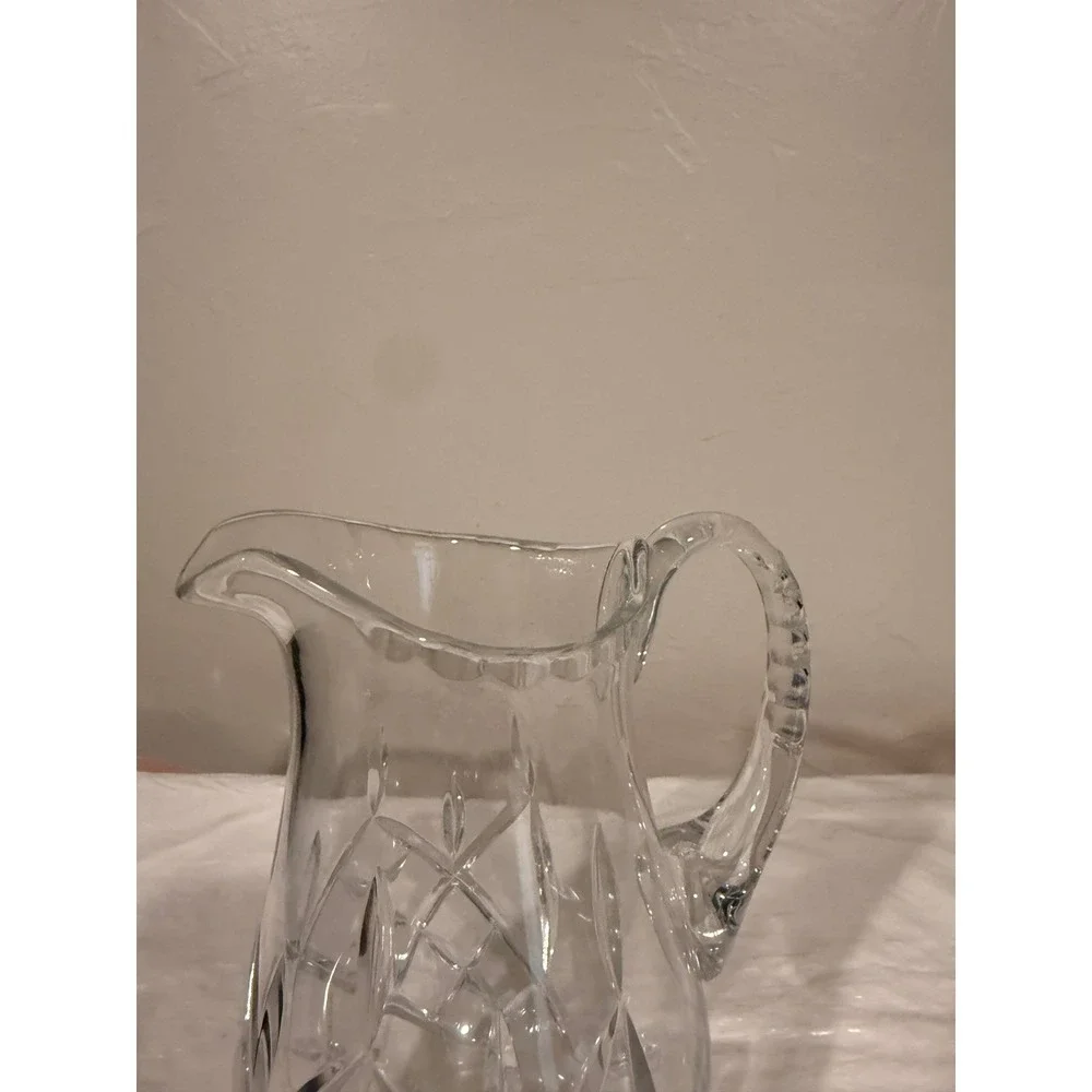 Waterford Lismore Pitcher Crystal Clear Excellent Cut Glass Irish Barware